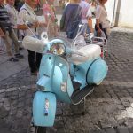 Photo d'un scooter traditionnel italien